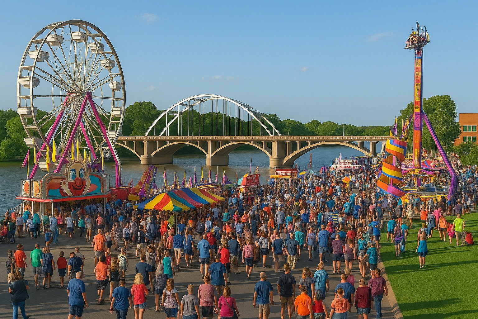 Dixon IL Petunia Festival Rock River seasonal tourism marketing opportunities Google Maps